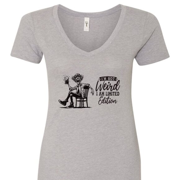 I'm Not Weird I Am Limited Edition V-Neck T-Shirt | Many Colors - Picture 4 of 10
